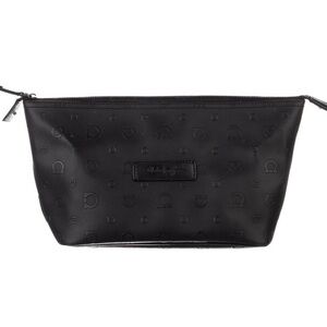 Salvatore Ferragamo Insignia Zip Travel Case / Cosmetic Bag